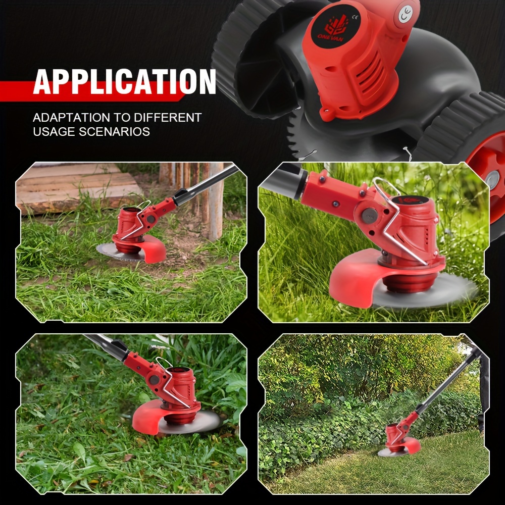 Electric Cordless Walk behind Lawn Mowers Temu