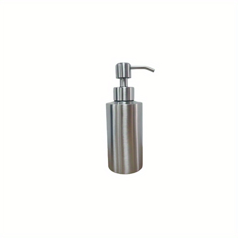 E-shop 1 Edelstahl-Seifenspender, runde Lotionflasche, Handdispenser