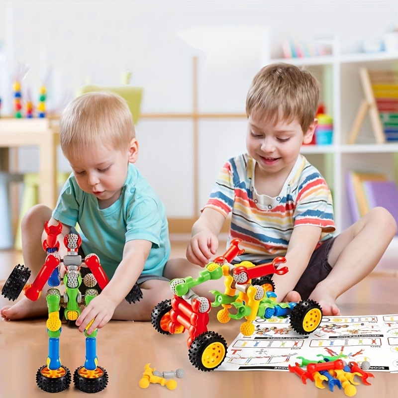 132pcs Kids STEM Building Toys, Educational Gift