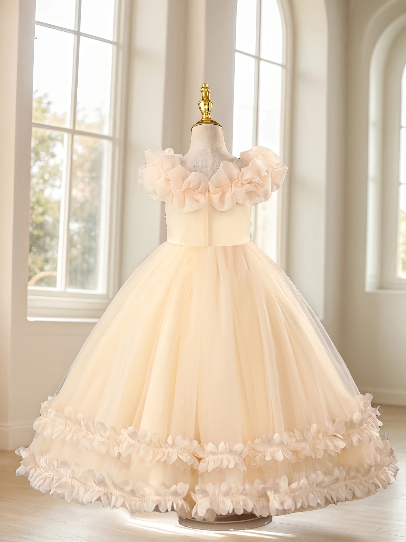 girls elegant high end evening child wedding - Temu Poland