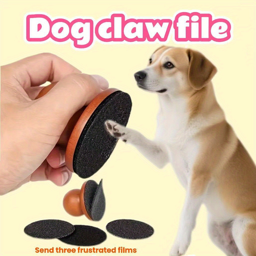 TEMU 1 Dog Claw File-durable Pp Material, Square Scratch Design Suitable For Small Pets.