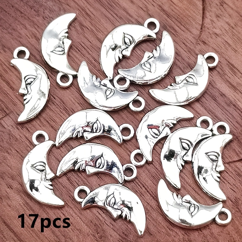 Image of 17pcs Charm Pendant, Bohemian Style Jewelry Accessories, Handmade Making Bracelet, Necklace, Earring Accessories 19*9mm
