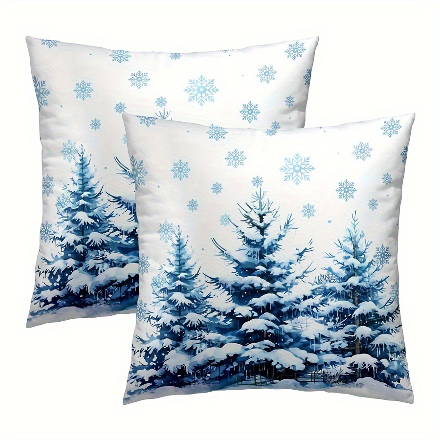 

2pcs Christmas For Sofa Christmas Holiday Decoration, , , 16x16 18x18