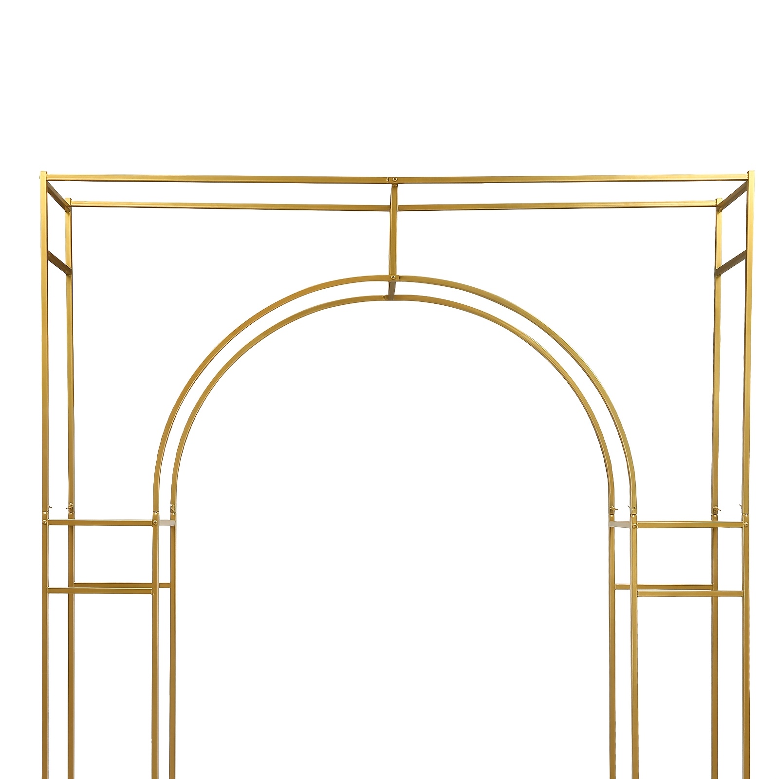 TEMU Arch Backdrop Stand, Photobooth Props 5.9 X 7.87ft, Wedding Arches For Ceremony Square Metal Balloon Arch Stand, Garden Frame, For Wedding Birthday Party, Photo Booth Background Decoration