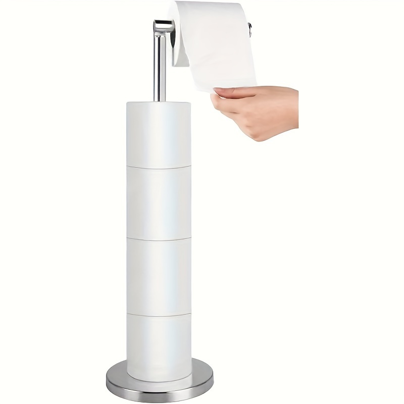 

1pc Steel , -roll , Over Tank , -saving Bathroom Stand, & To , , -mounted Organizer, Racks