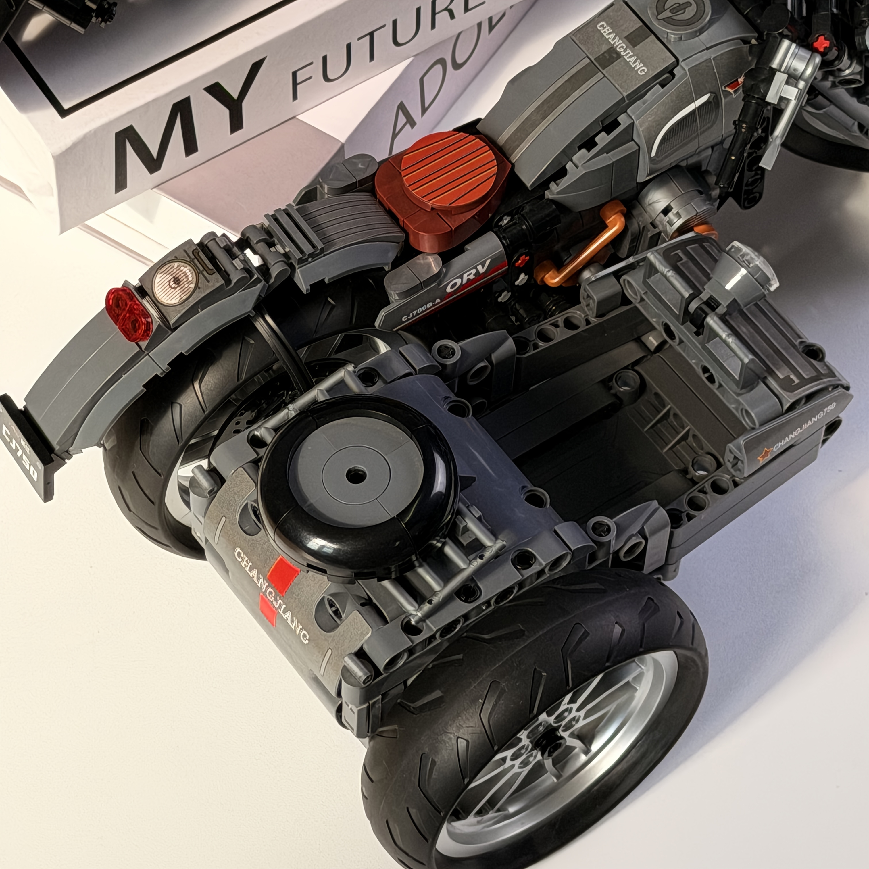 Motorcycle Building Blocks Set for STEM Education