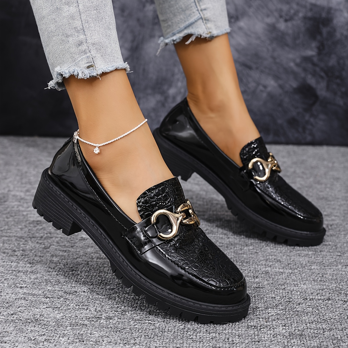 Orthoture-Orthopedic Platform Loafers Leather Loafers For