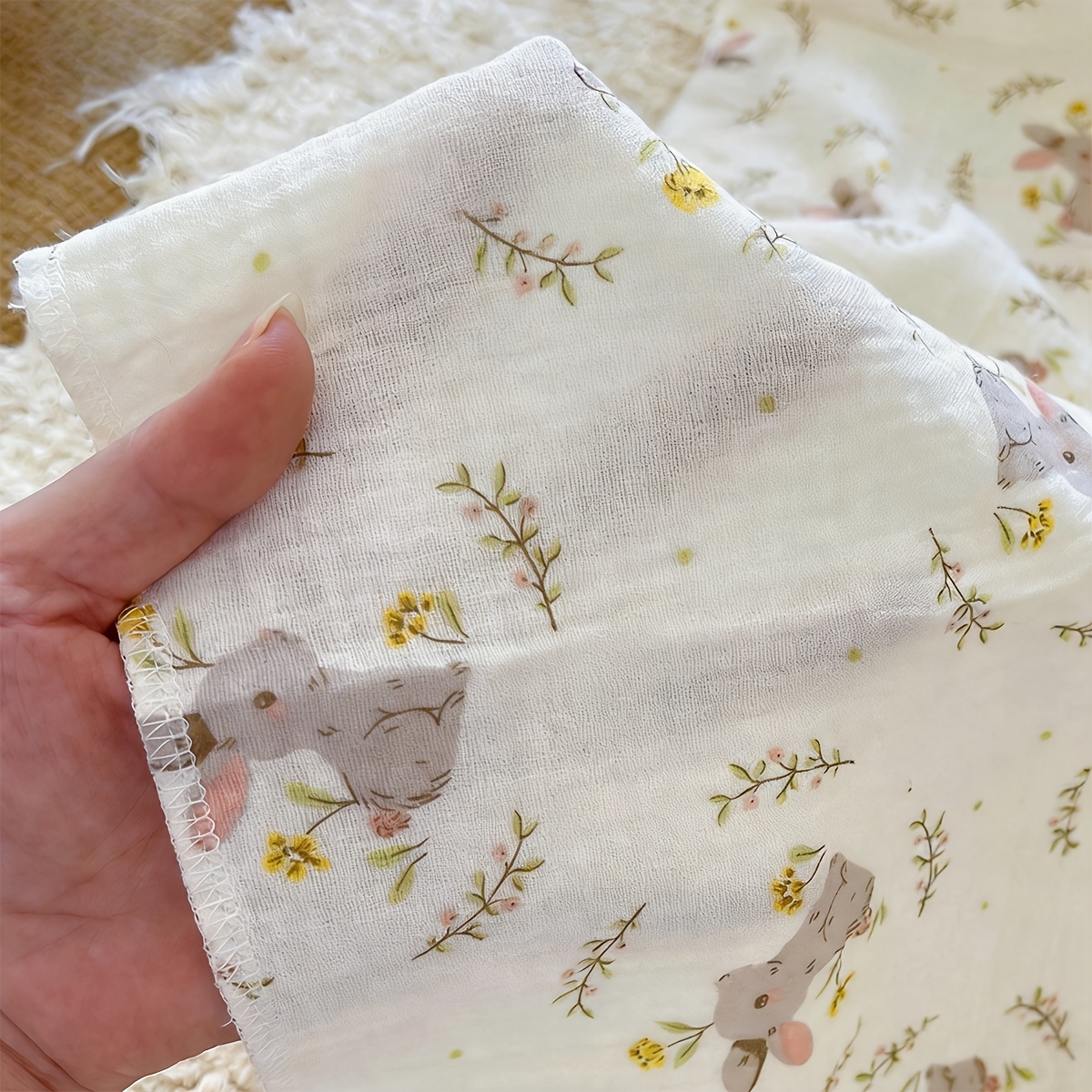 5pcs Baby Soft Face Towels Set