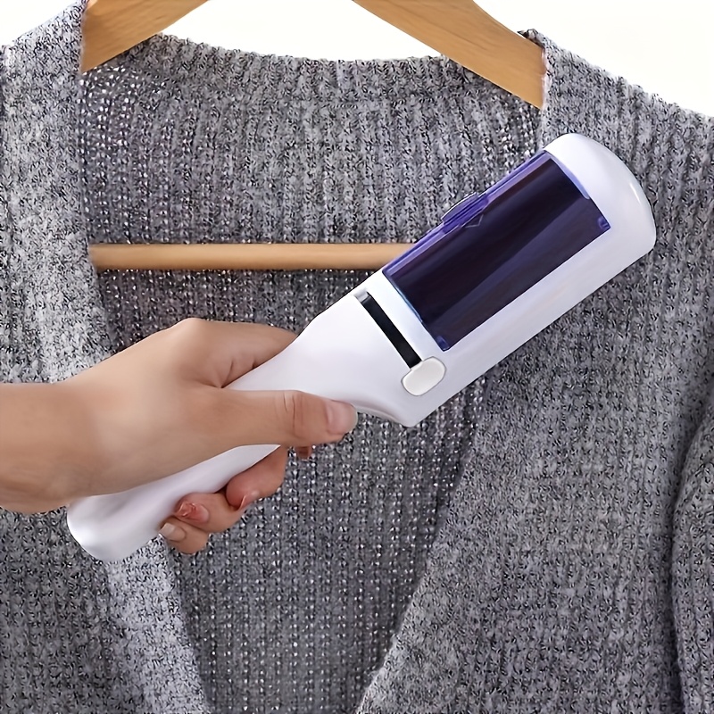 TEMU High- Electrostatic Dusting Brush, Reusable Electrostatic Lint Dry Cleaning Brush, Ergonomically Designed For , Quickly Removes Hair, Clothing