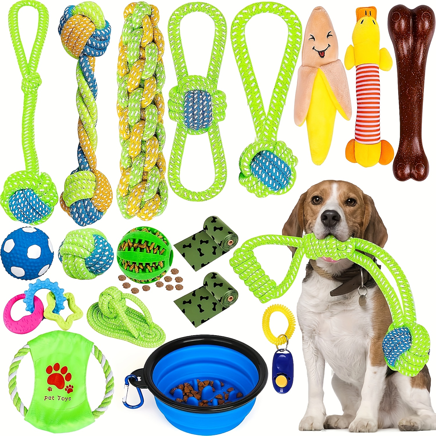 domineering chew dog toys: indestructible tug toys small Temu