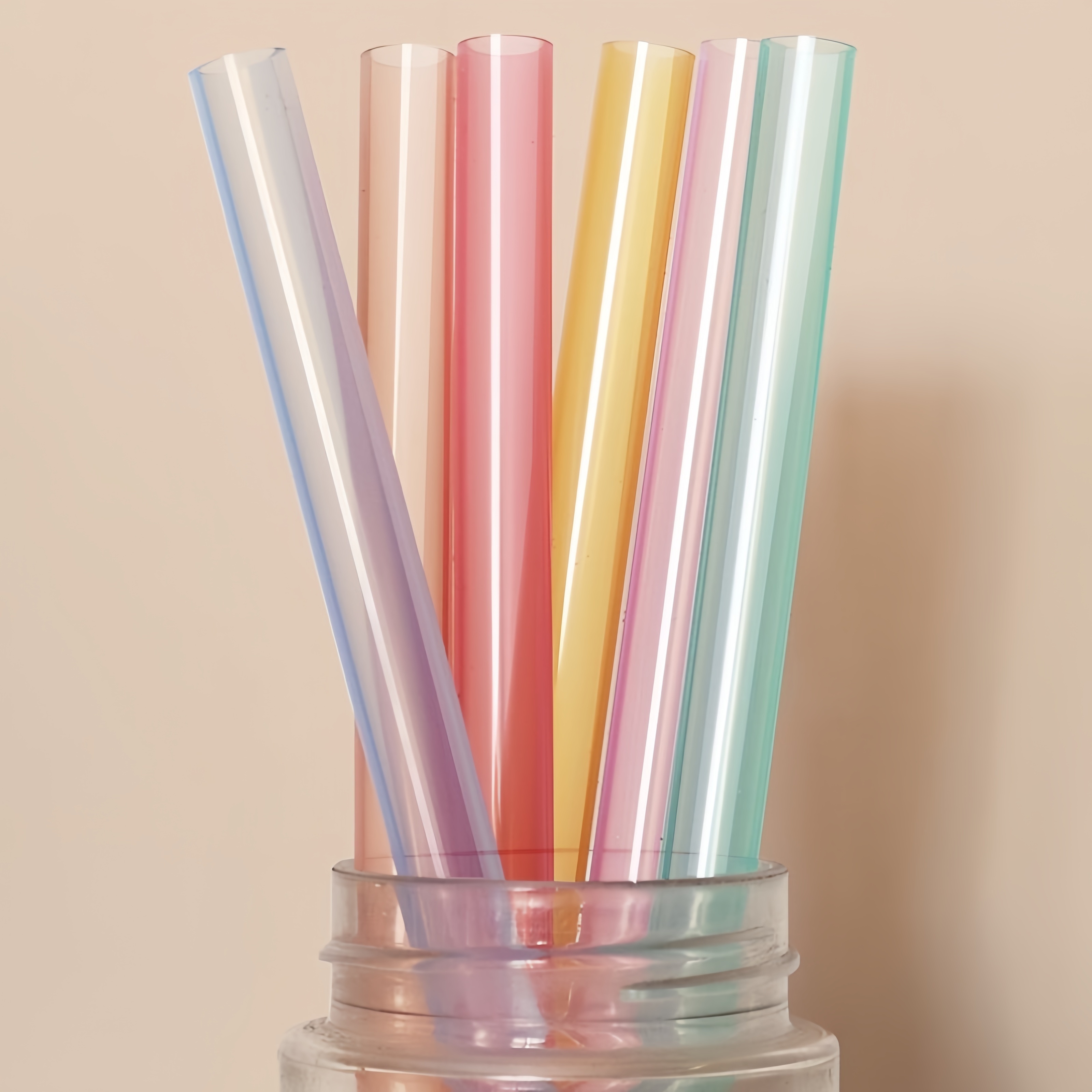 

6 Pack Of Reusable Silicone Straws - Outdoor Camping - Food Grade Safe - Suitable For Christmas, Halloween, Easter, Hanukkah, Thanksgiving