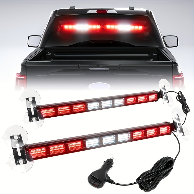 42 LED Car Roof Top Strobe Lights Emergency Warning Safety Beacon Magnetic Mount For Truck Ambulance Snow Plow Police Lights Blinker With Controller | Philippines