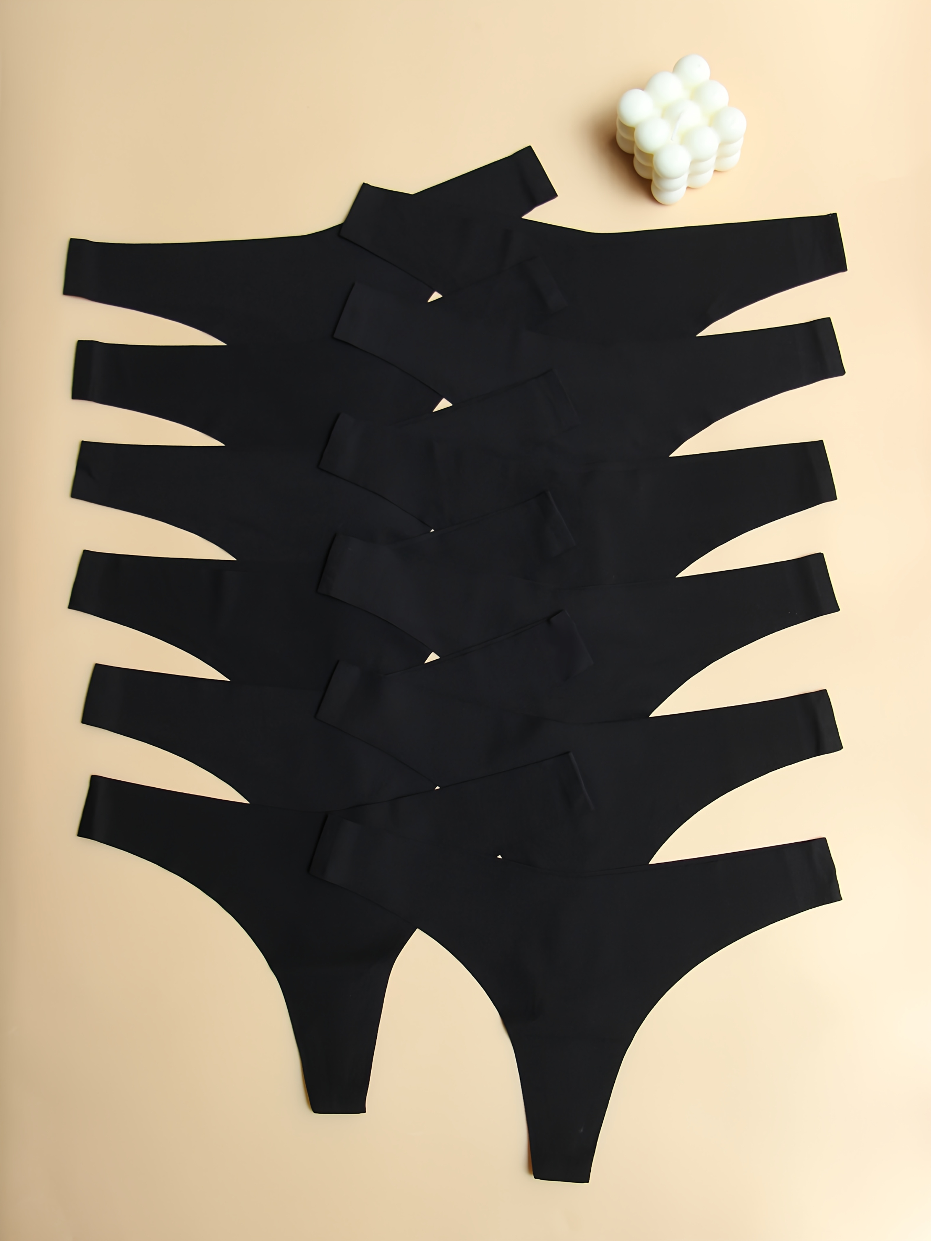 12pcs String uni sans marque de style V Sexy sous-vêtements pour femmes sans marque respirant doux confortable personnalité nouveau sous-vêtement femme sans couture