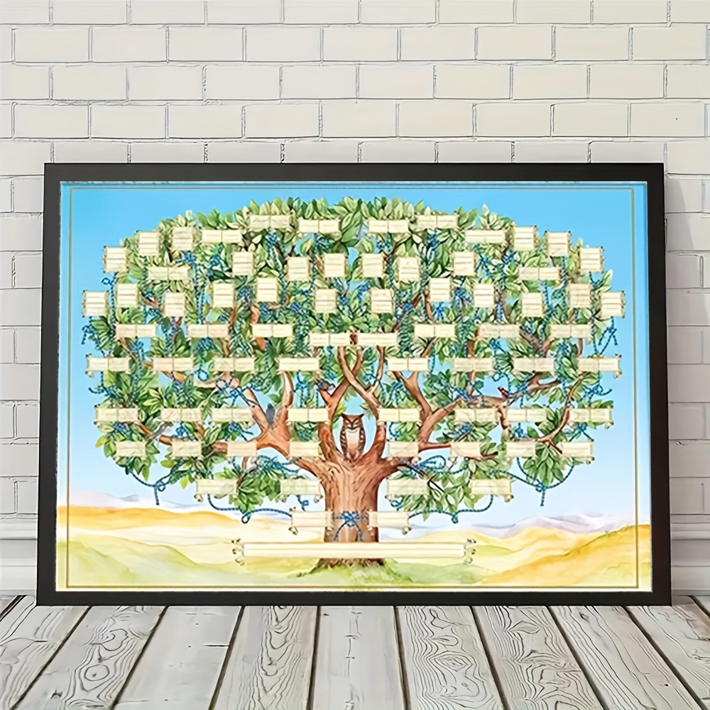 

Toile Murale En Toile, Affiche Avec Motif D'arbre Généalogique, Décoration Pour La Maison, Décoration Murale Pour Le Salon, La Chambre, Le Bureau Et Le Bar (non Encadrée)