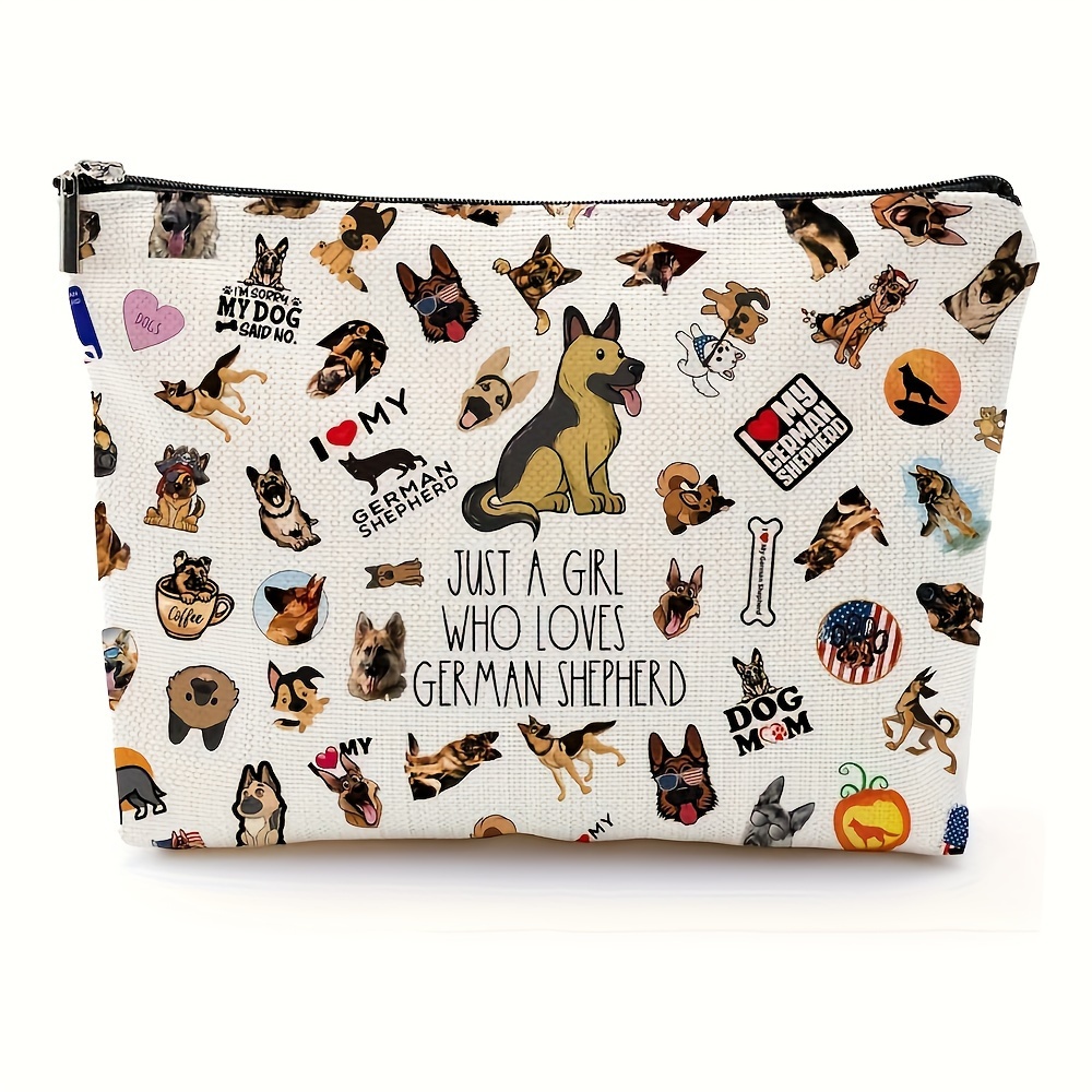 

: Polyester Cosmetic Bag - For Dog Enthusiasts, Women & On Birthdays Or 's Day