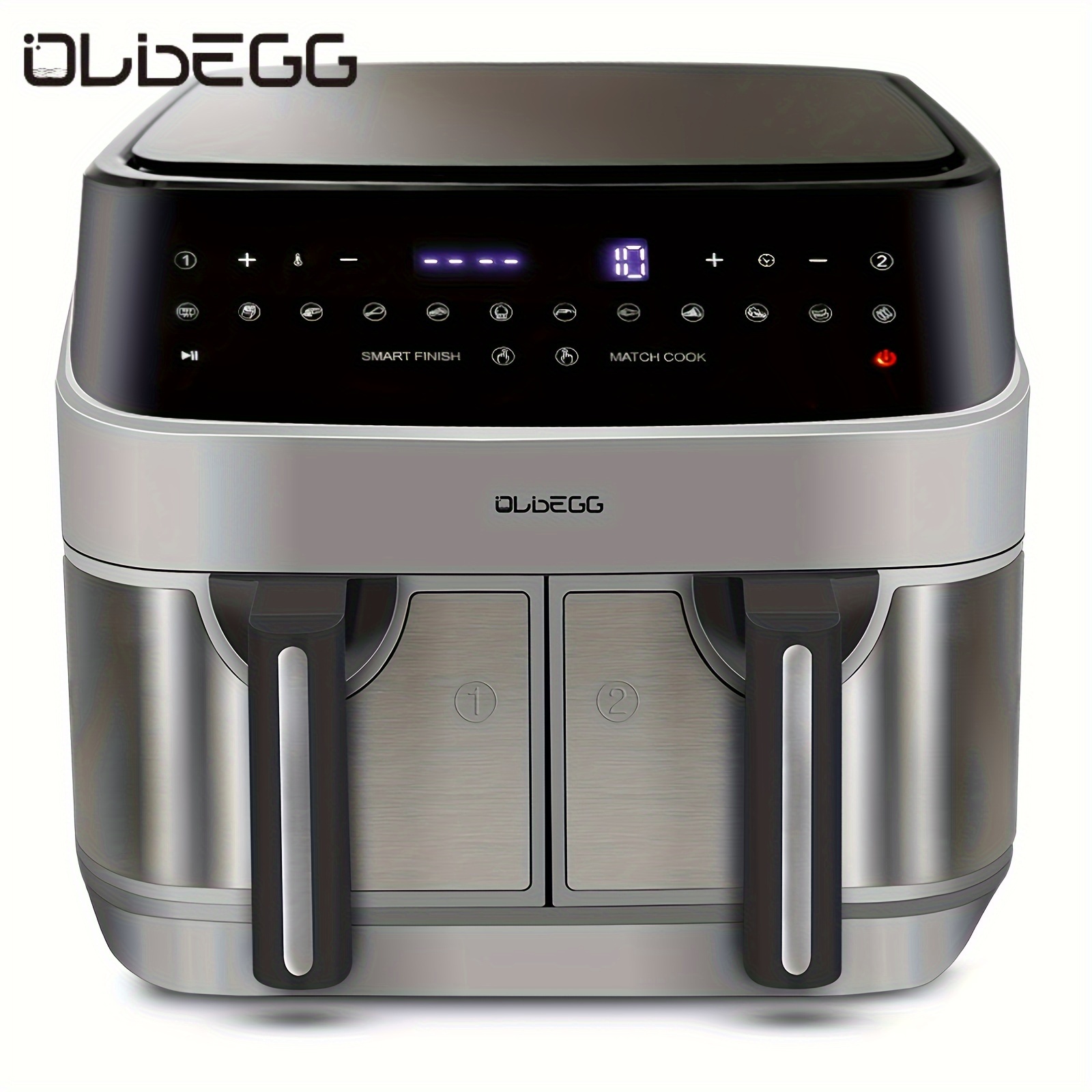 

9l Double Pot Touch Screen Air Fryer 14 Functions For Any Food 1 Button For Cooking All Recipes Can Cook 2 Different Foods At The Same Time Saving Holiday Gifts