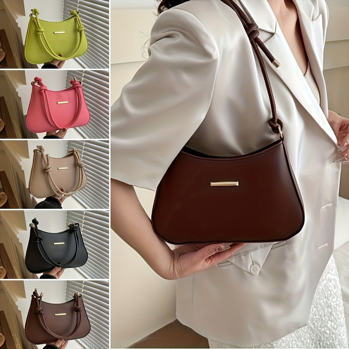 

' Shoulder Bag | Pu | Armpit Bag | Handbag | For Use