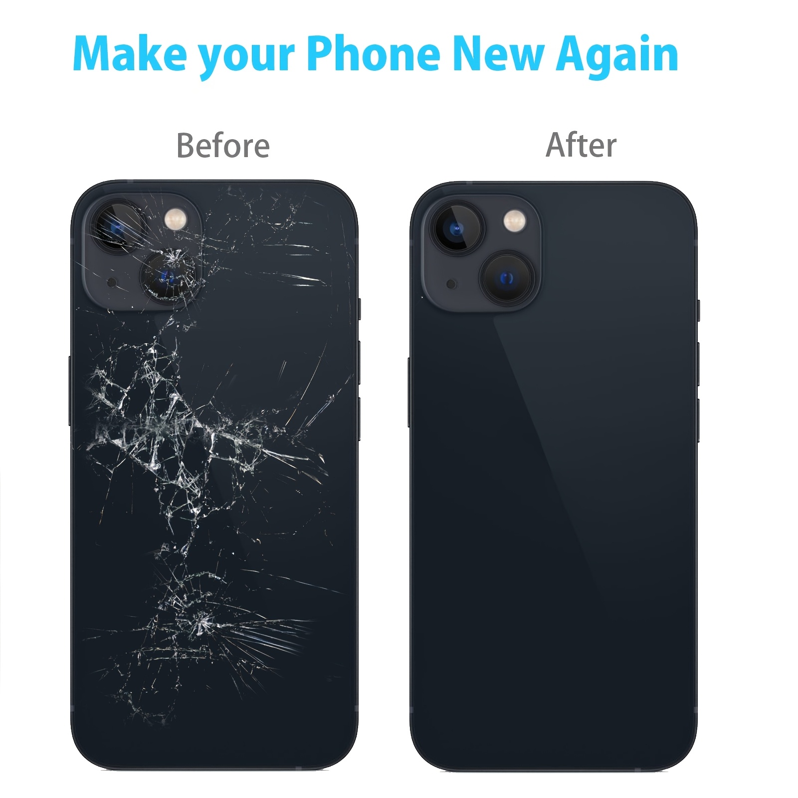 13 mini original back glass replacement kit repair Temu Nigeria