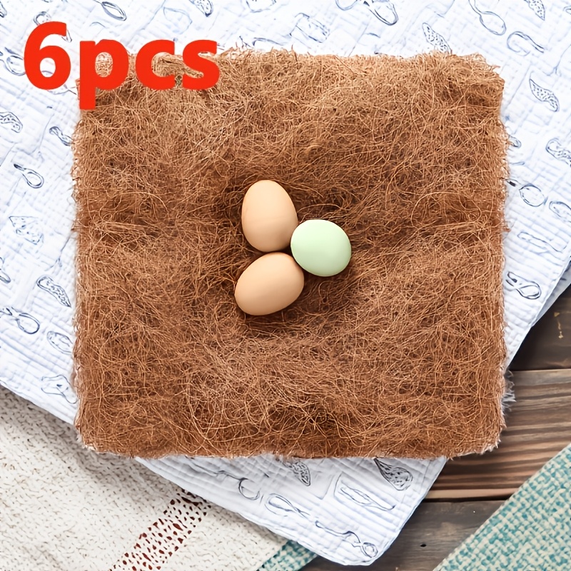 TEMU Set di 6 tappetini per pollaio - Tappetini in , lavabili e resistenti, adatti per uso interno ed esterno, per cuccia di animali domestici per