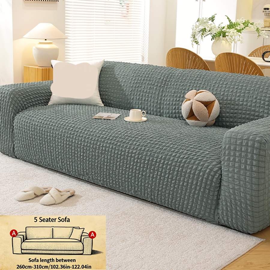 TEMU 1pc New Sofa Cover, Elastic , Pet-friendly, Suitable For , Suitable For Multiple Sofa Sizes, Soft And Comfortable, Machine Washable, Beautifying