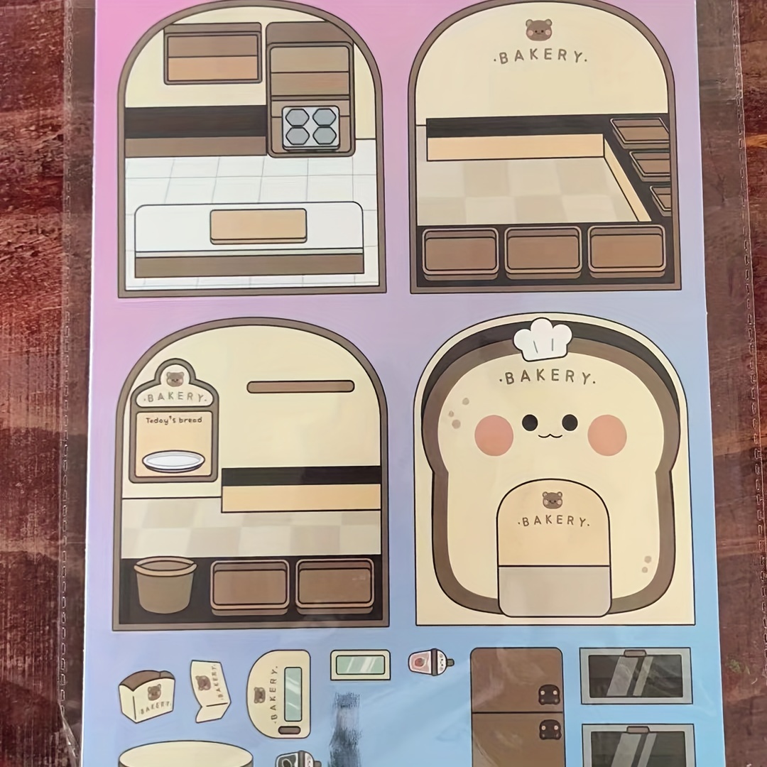 DIY Relax Craft Kit - Paper Doll Series, Squeeze & Fold  , Handmade Decompression Toy in White/Pink/Red/Black