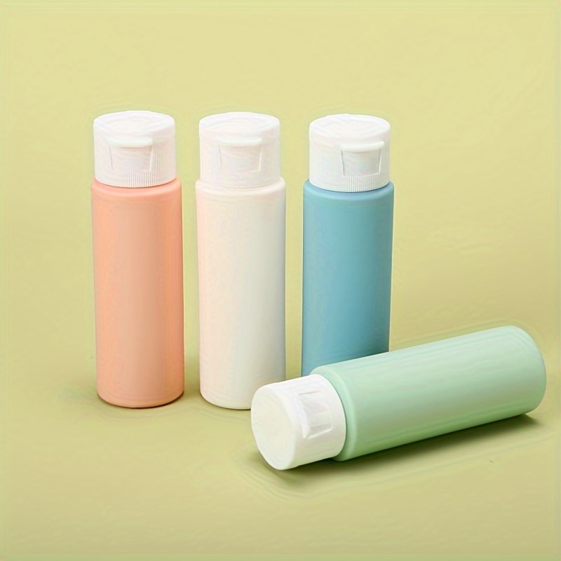 thumbnail image 2 of Depot88 Plastic Travel Refillable Soft Tube Bottles | Matte Clear | 4-Pack? | Cosmetic Containers 2 of 6