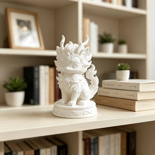 item picture 3d printed white sculpture character statue plastic desktop ornament bookstore tabletop decor aesthetic table centerpiece