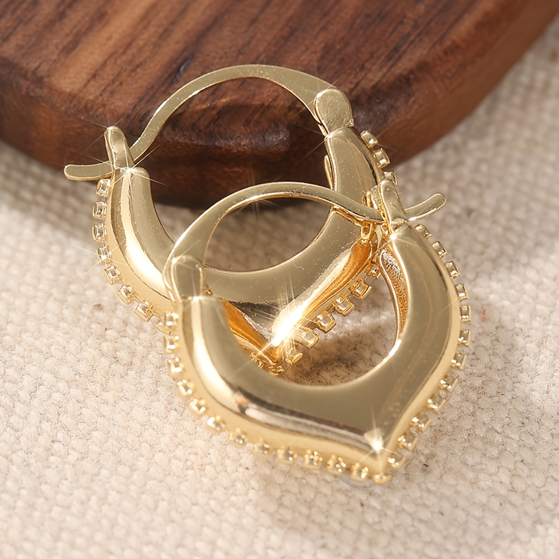 Yoyo ' Vintage Boho Plated Hoop Earrings - Minimalist Small , Bohemian Jewelry Suitable For Daily Wear & Christmas Gifts, Elegant Earrings