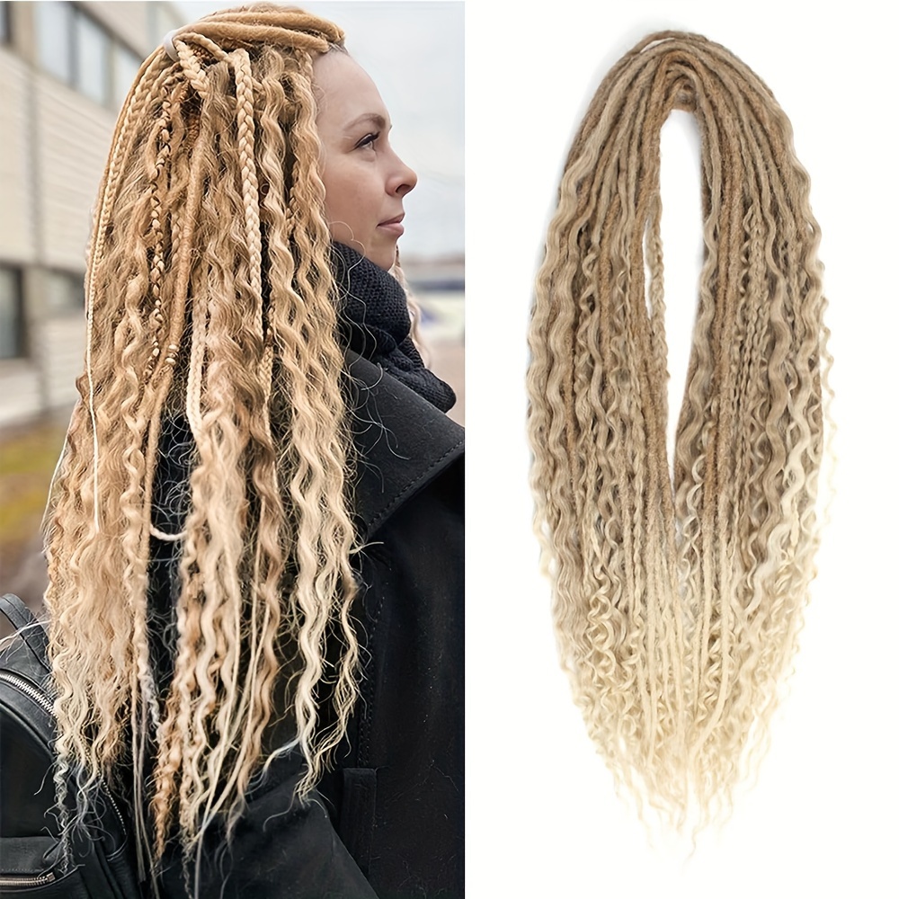 Dreadlocks woolen double-ended full set IT store White Pearl.