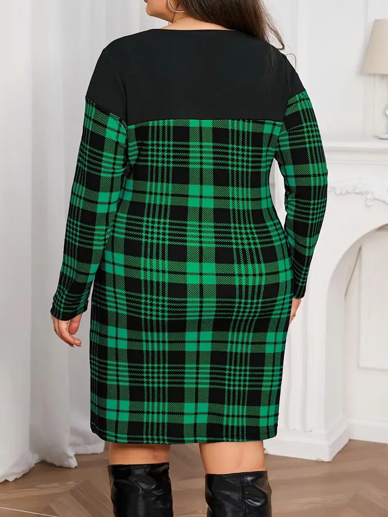 black and green color block dress Draped asymmetric color-block satin dress - dark green