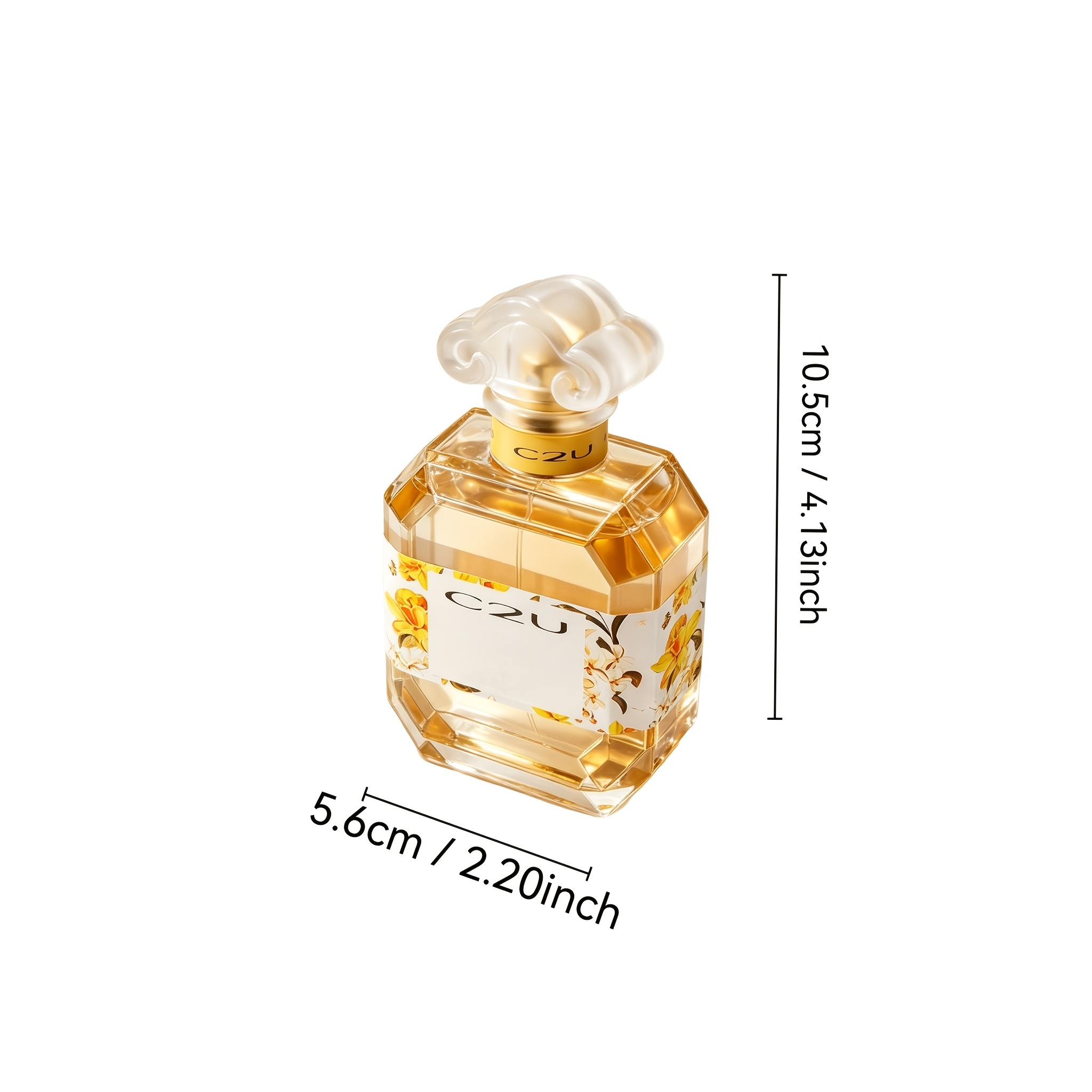 Image of Perfume For Women | | Floral Fragrance | Floral | Artistic Carved Bottle Cap | Scent | High-end Intellectual | Long-lasting Fragrance | Multi- | For Personal Use Or Gifting
