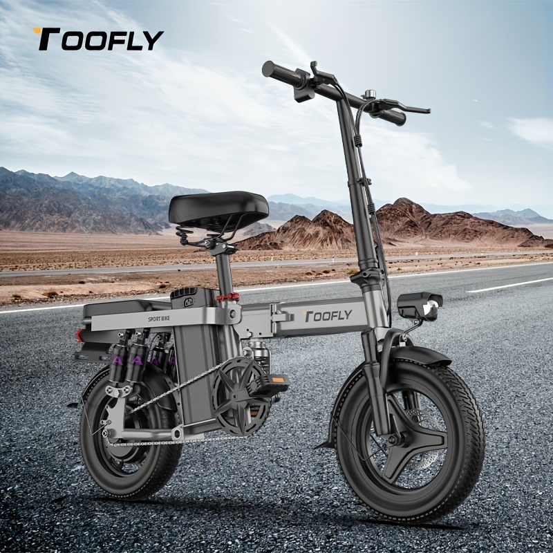 

Toofly | , Up To 500w Folding , 5 Suspensions, 25 Km/h, 20-, 14- Folding 48v 15ah, Suitable For Men And Women Commuting,