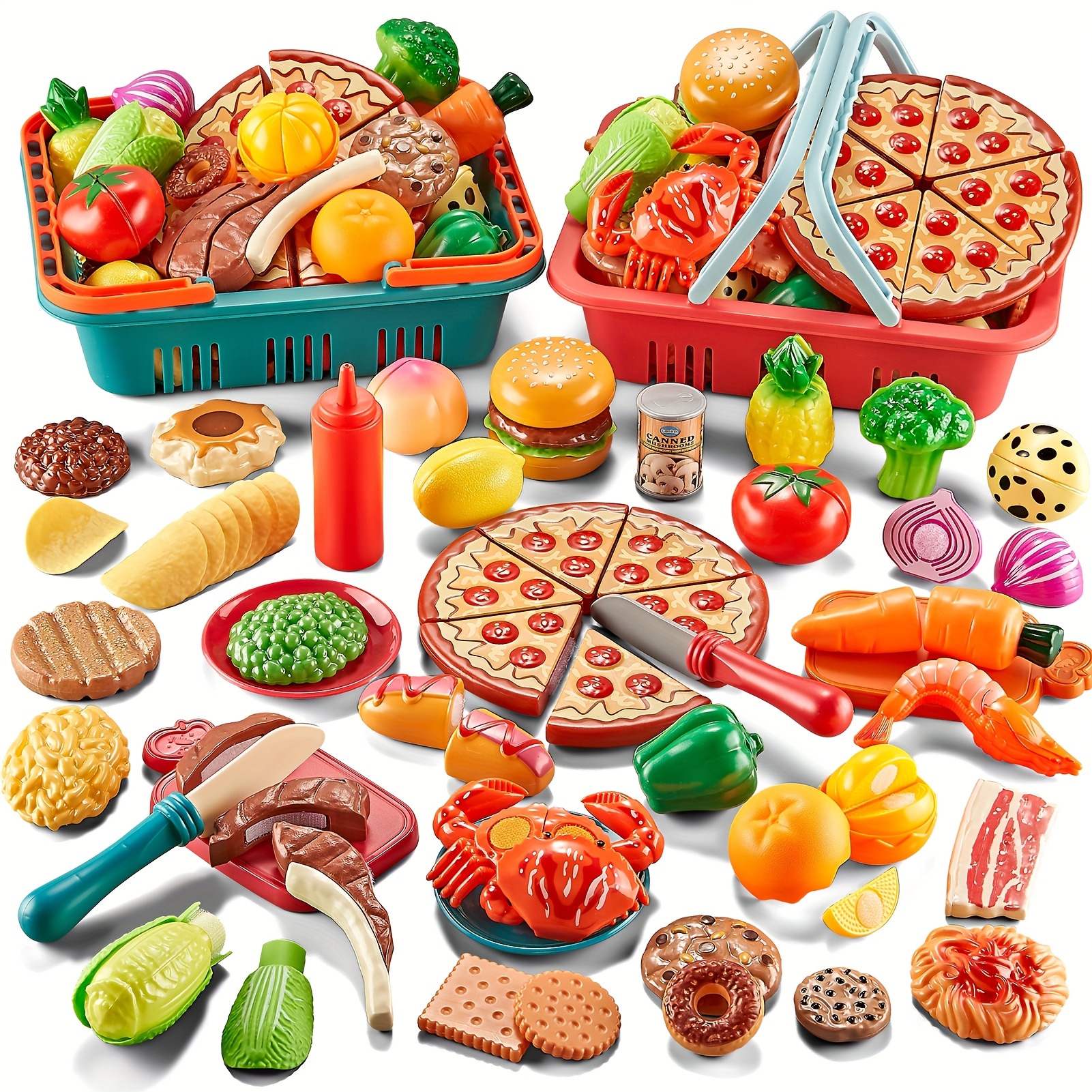 Set Pizza En Bois 25 Pièces Masonbaby – Découpe, Accessoires, Jeu D'imitation éducatif, Dès 3 Ans