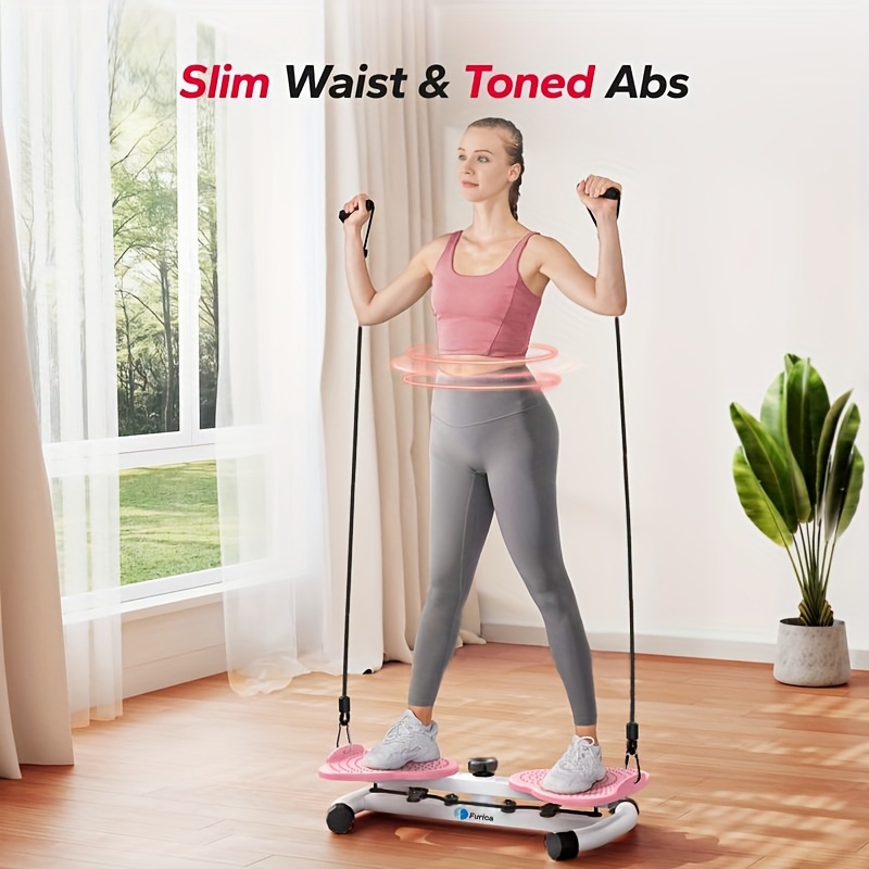 1pc planche de   réglable pour lentraînement du   et de la taille – rose & violet, 20.87 pouces, construction abs/acier inoxydable, cadeau de saint-valentin parfait pour les passionnés de fitness, équipement dentraînement du   | surface de prise texturée | planche abs durable, accessoires de gym détails 0