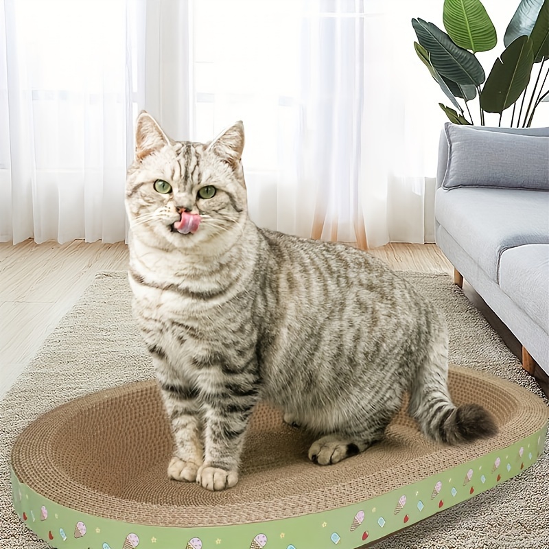 

5pcs Cat Scratching Cat Thickened Corrugated - Not Falling Cat Cat Toy Cat Scratching Mat