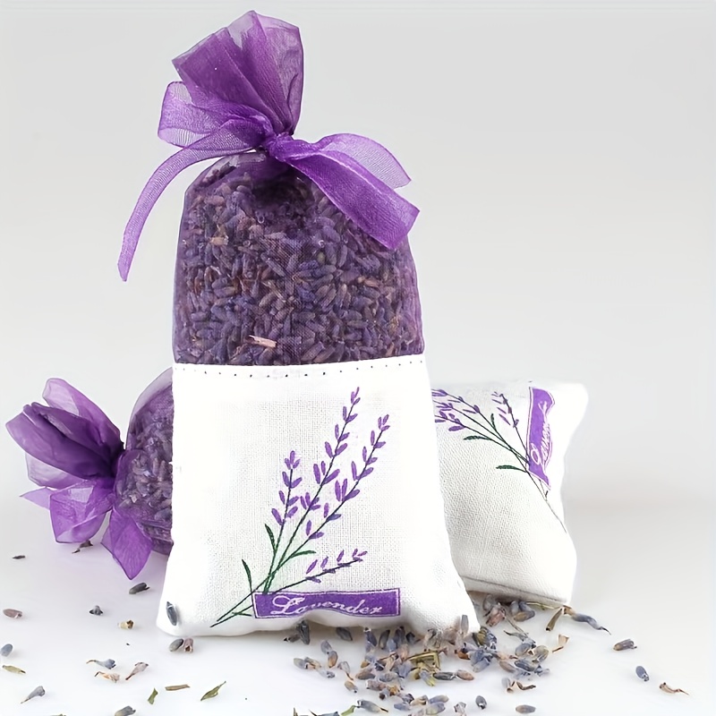 

6- Lavender Sachets - , No , Sachet For , Drawers, Wardrobes, And - For Christmas, Halloween, Easter, Hanukkah,