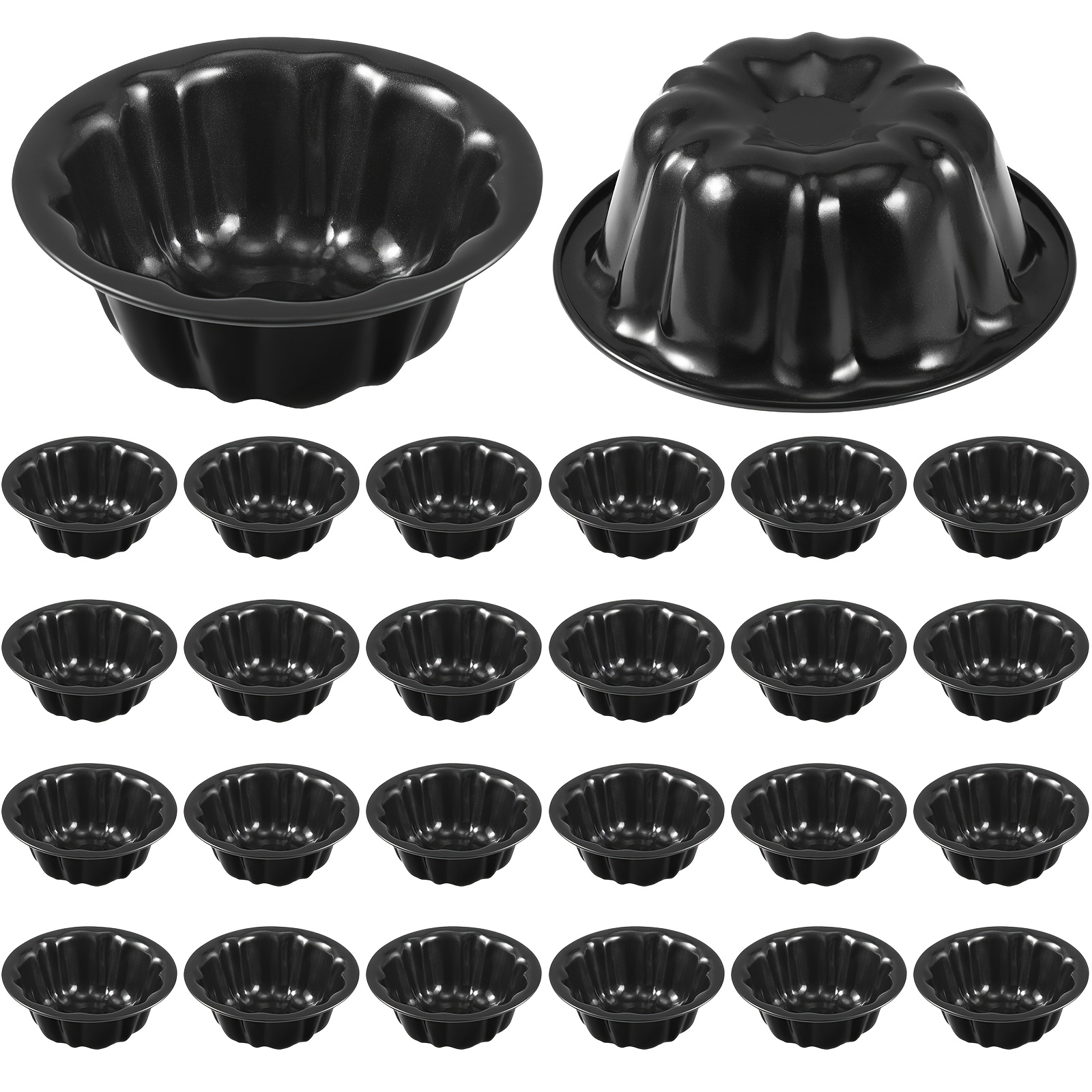 thumbnail image 2 of 12 Pcs Mini Cake Pan, Silicone Cake Molds Nonstick Fluted Cake Pans For Muffin Cupcake Layer Cake Cheese Cake 6de8313c C0b2 4a6f B522 D96a22a4ef91.b5b9fb4f36a1d593f3266d8c31be6baa 2 of 12