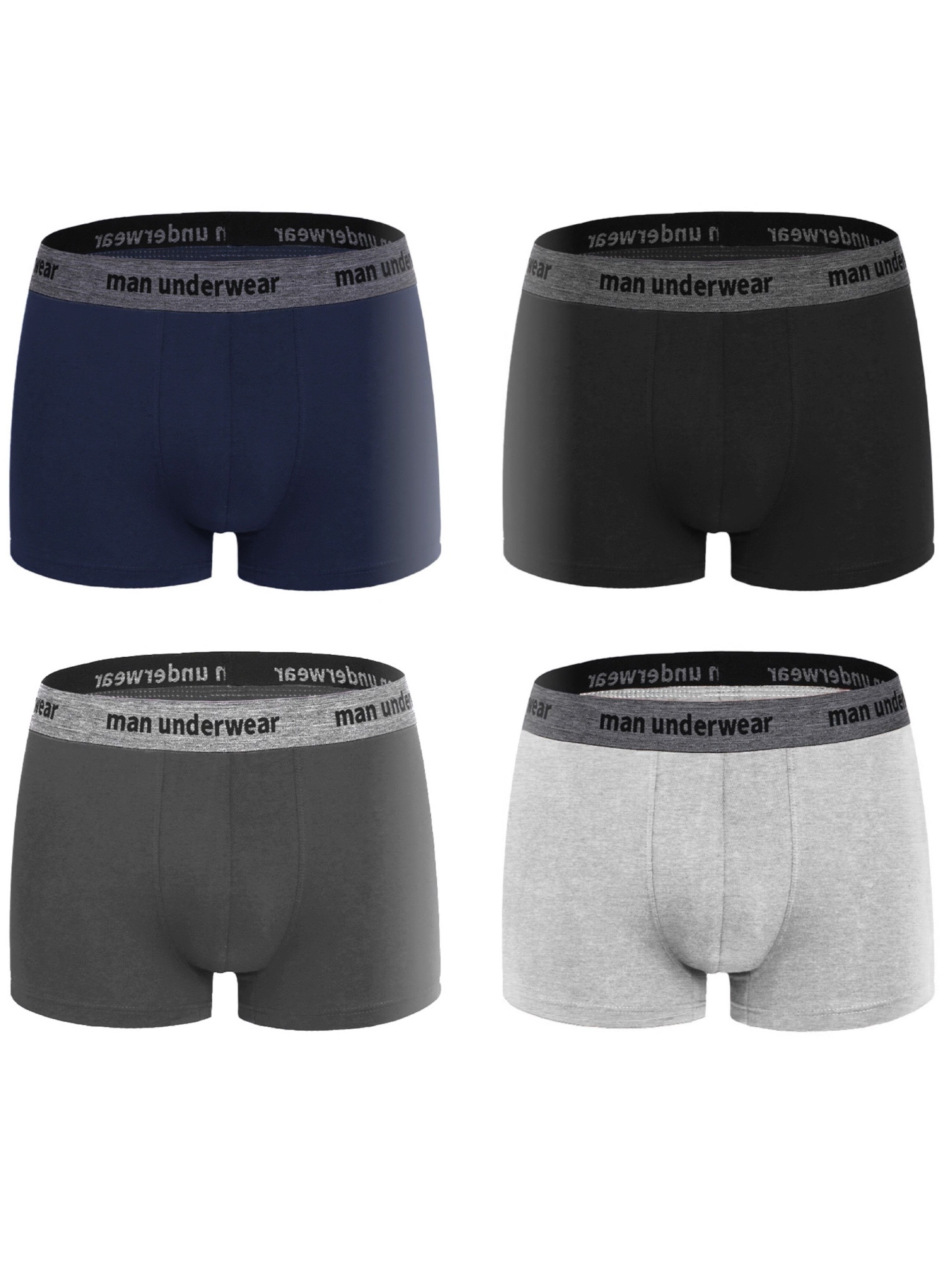 Men's Underwear Set High end Daily Letter Pattern Men's - Temu