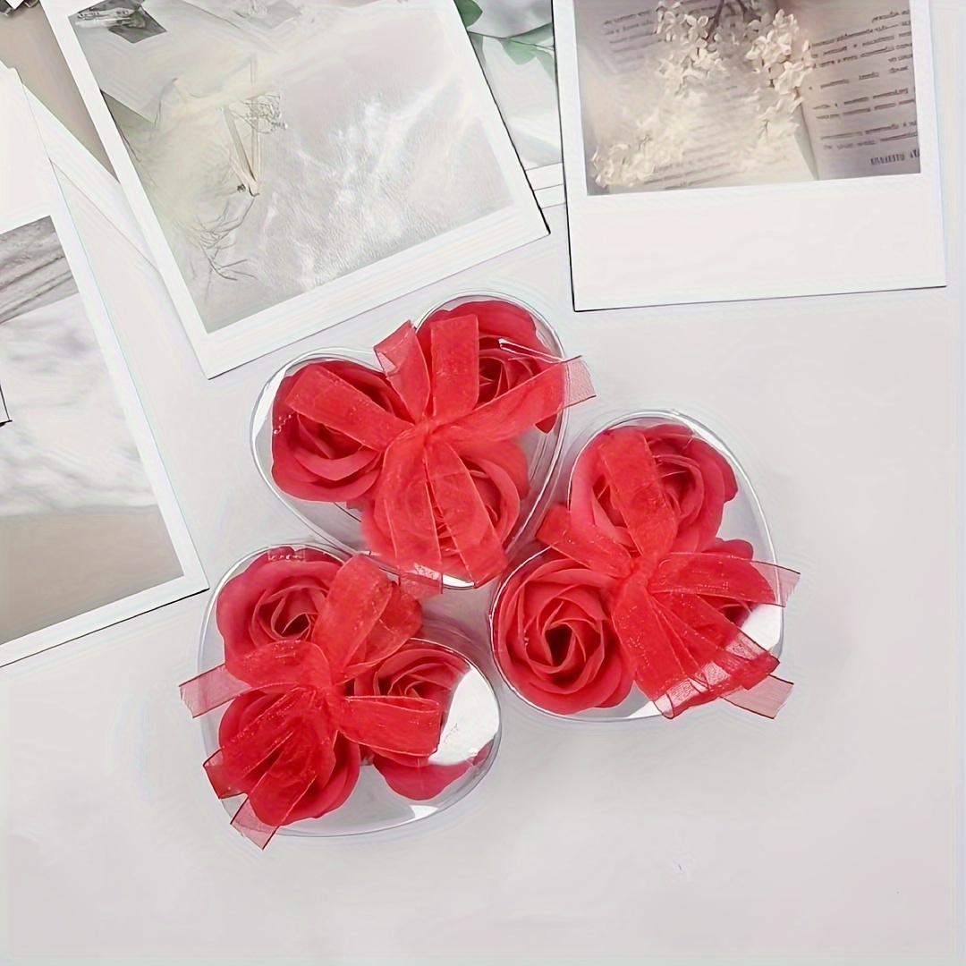 Set, Candele Profumate Rose Soap Flower Gift Box (7,87*7,87*3,15), Inclusi  Fiori Aroma Greeting Card Box, Scatola Regalo Di Sapone Artificiale Rose,  Scatola Regalo Di Fiori Di Simulazione, Confezione Regalo Di Fiori Di