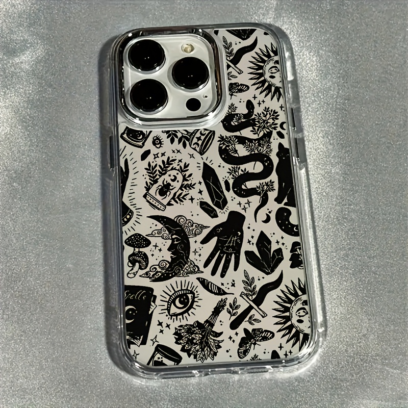 TEMU Phone Case - Fashionable And Elements Blend In A Soft Phone Case Suitable For Iphone 17, 16, 11, 13, 15, 15 Plus, 15 Pro, 15 Pro Max, 12, 14 Pro