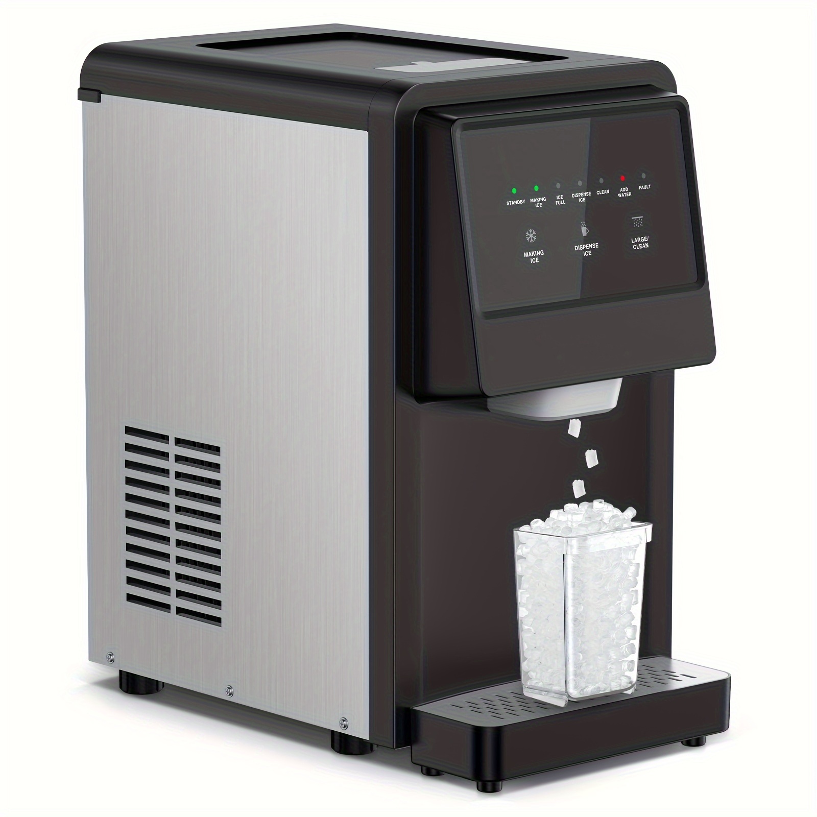55 lb daily production   ice cubes countertop ice machine Product details 2