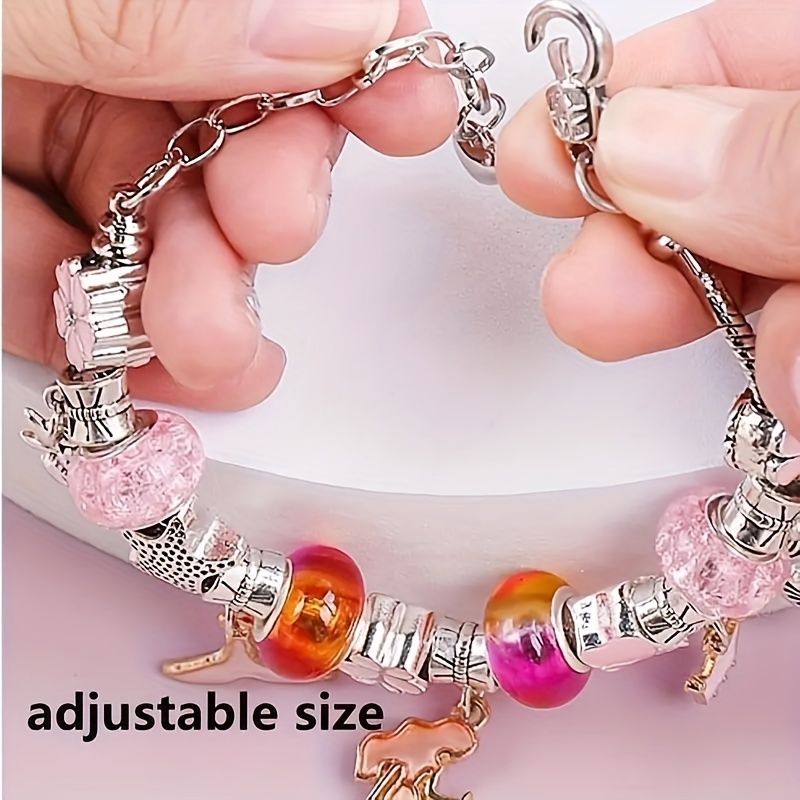 Advent Calendar 2023 Girls, DIY Charm Bracelet Making Kit Including Jewelry  Beads, Snake Chains, Adjustable Rings, Necklace String, Ear Clip, Unicorn