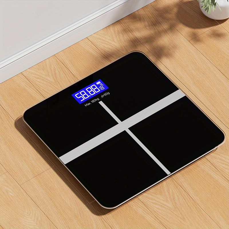 TEMU 396-pound Weight Scale, Electronic Scale, Bathroom Scale, Personal Scale, High-precision Weight Scale, With Lcd High-definition Display And