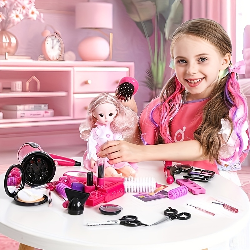 hair salon toys girls 36pcs kids pretend play makeup sets Temu
