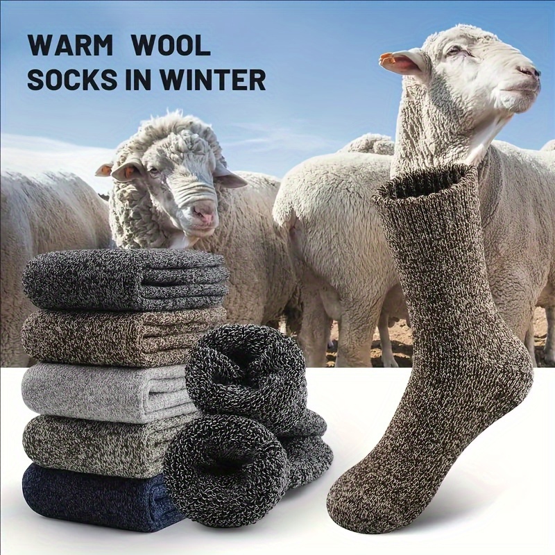 

& For - 2/3/5pcs, Fleece-lined Mid- Striped ,