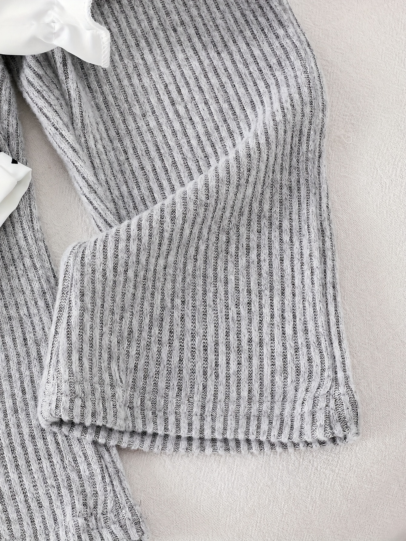 girls spring autumn elegant 2pcs set bow print   color block   two piece long sleeve casual shirt top and   fit flared pants outfit   outdoor Product details 3