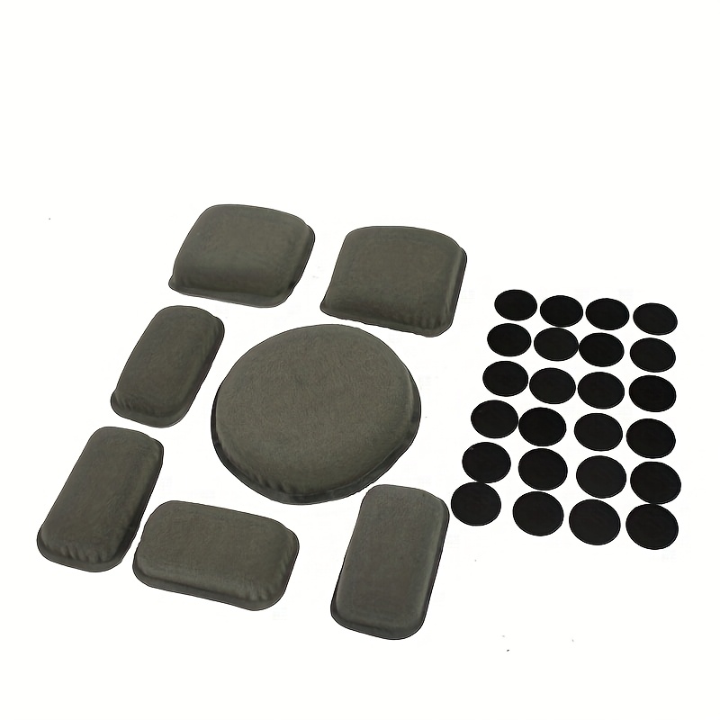 7pcs motorcycle helmet pad set shock absorbing memory foam liner durable cushioning replacement accessories for     and protection universal adult riding gear