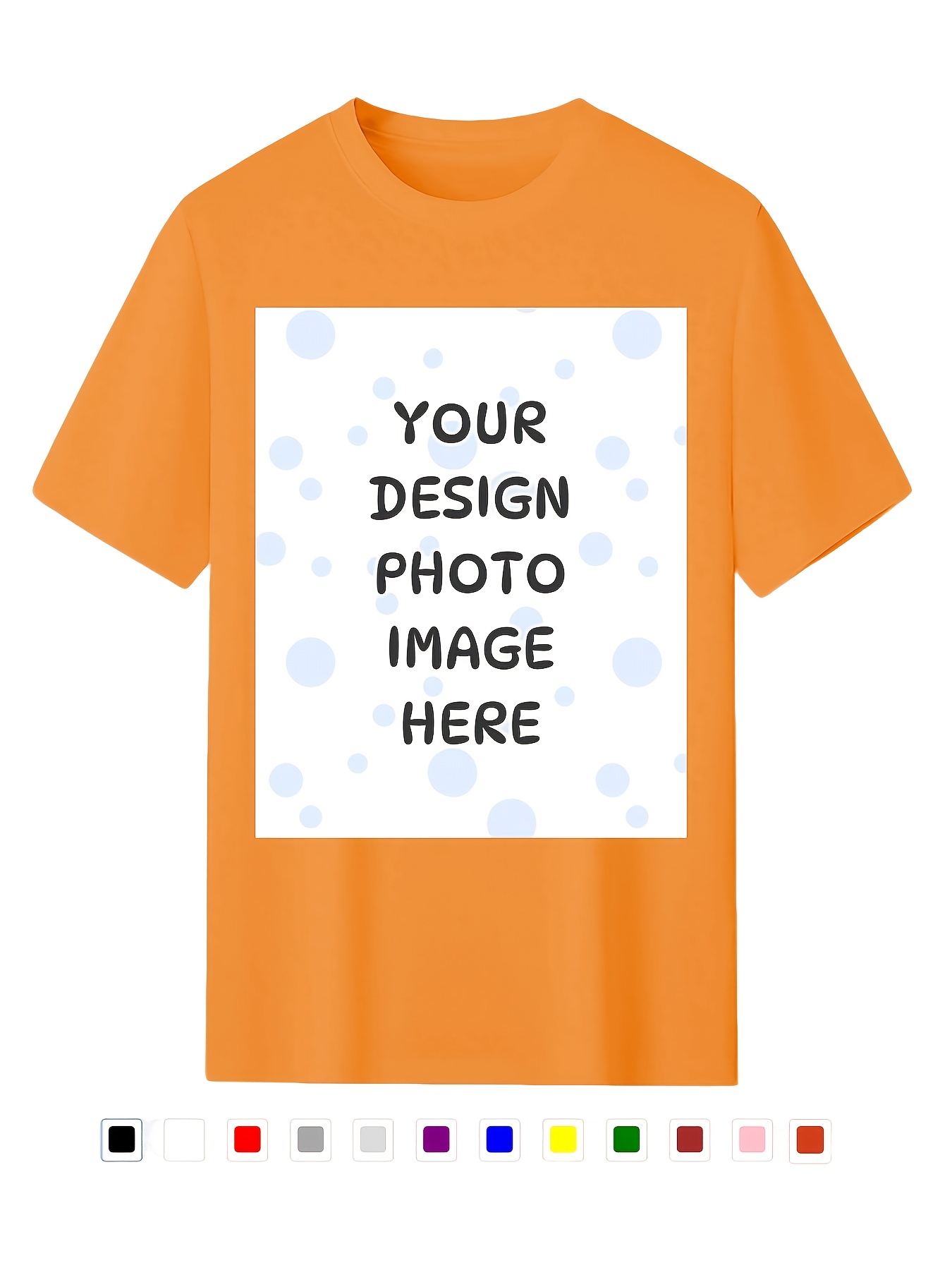 custom t shirt 12 colors personalized print tee pure cotton t shirt add your image     men women adult unisex size solid crew neck short sleeve tee soft comfortable casual workout trendy sportswear