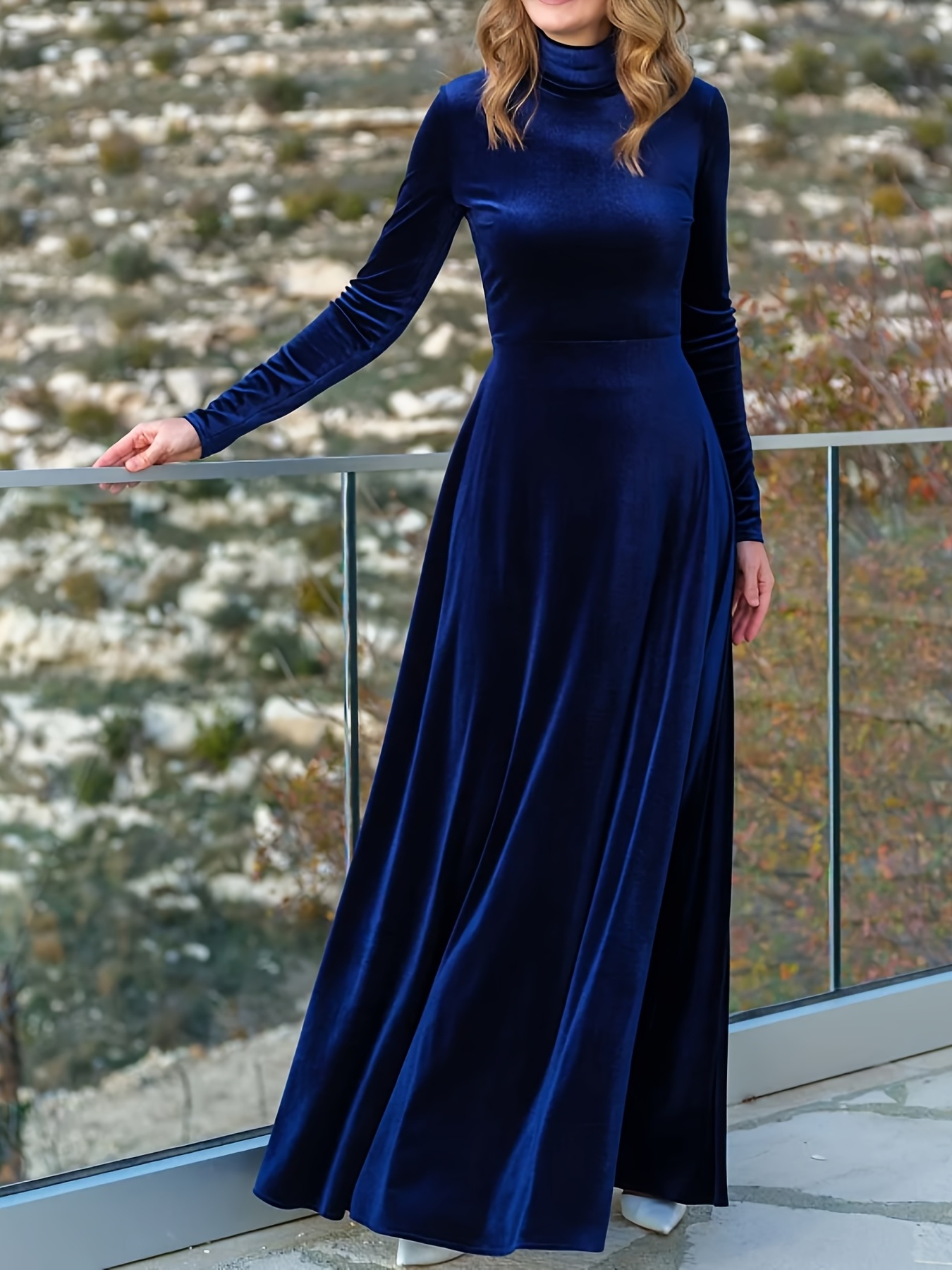 navy blue dress malaysia yy0806032 navy blue velvet dress autumn winter long dress