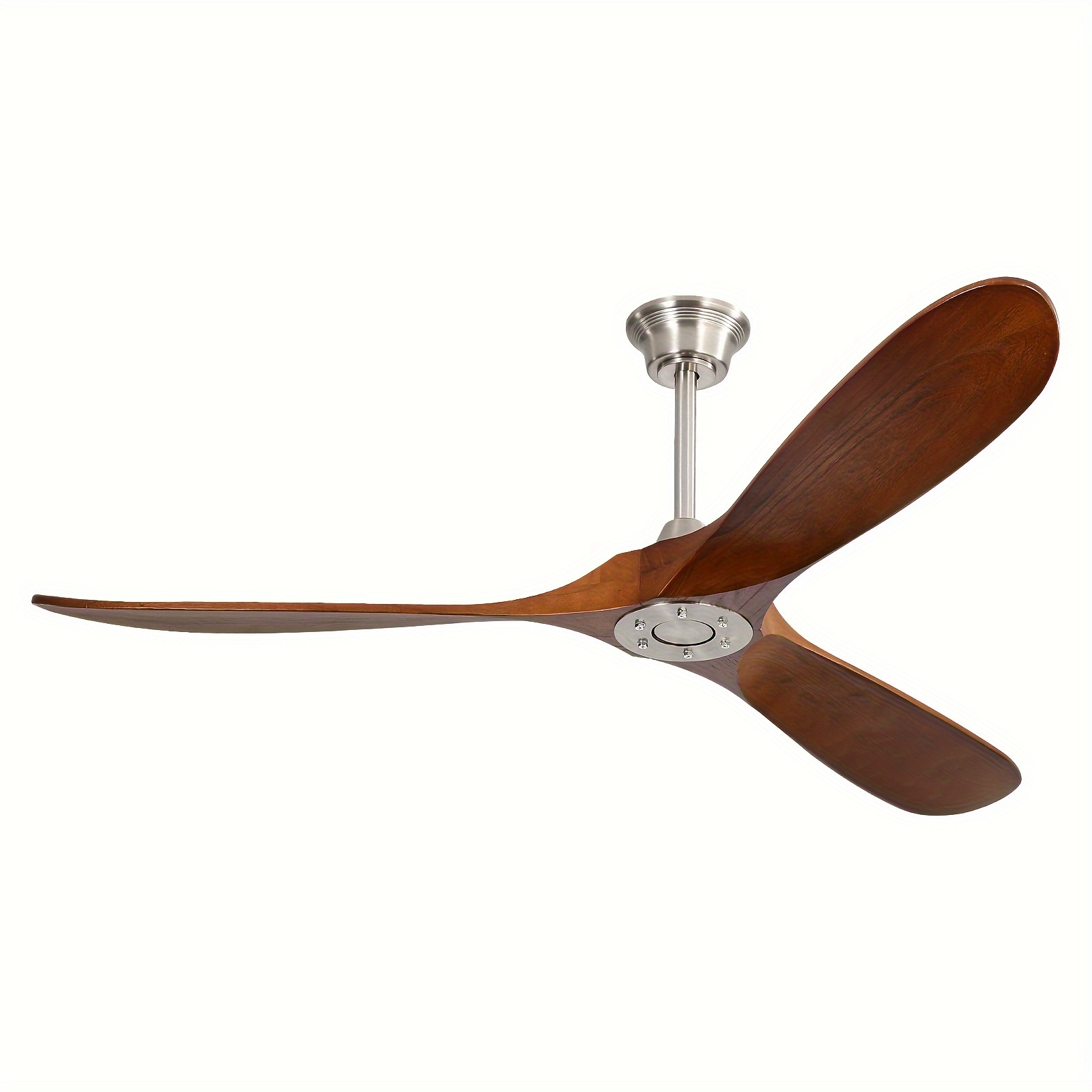 

Sofucor 60 Inch Ceiling Fan No Light, 3 Blade Ceiling Fan, Indoor Outdoor Ceiling Fan With Remote Control, Noiseless Reversible Dc Motor With 6 Speed 3 Timer For Bedroom/living Room/farmhouse/porch